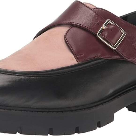 Seychelles Women's Catch Me Monk-Strap Loafer in Burgundy/Blush Size 7.5 - Picture 8 of 8